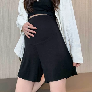 กางเกงผ้าพริ้วสวมใส่สบายสำหรับคุณแม่ เอวสูงคลุมปิดหน้าท้องได้อย่างดี