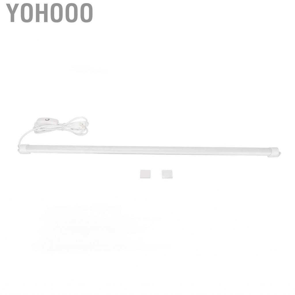 Yohooo LED Strip Bar Light Under Cabinet Closet Wall Lamp USB Rechargeable Desk