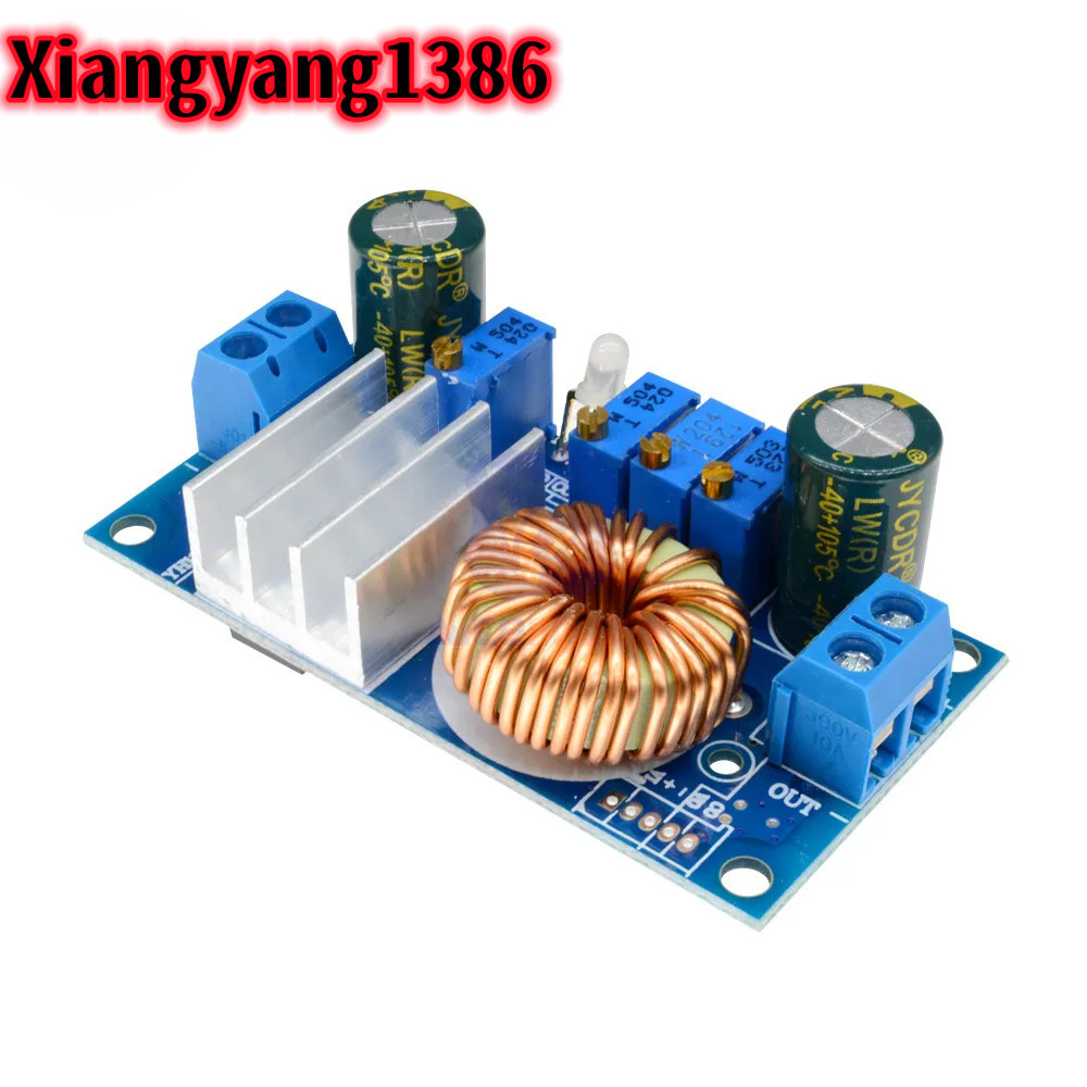 Cv/cc DC-DC 5A 6-36V ถึง 1.25-32V ขั้นตอนลง Buck Converter โมดูลจ่ายไฟ MPPT Solar Panel Controller โ