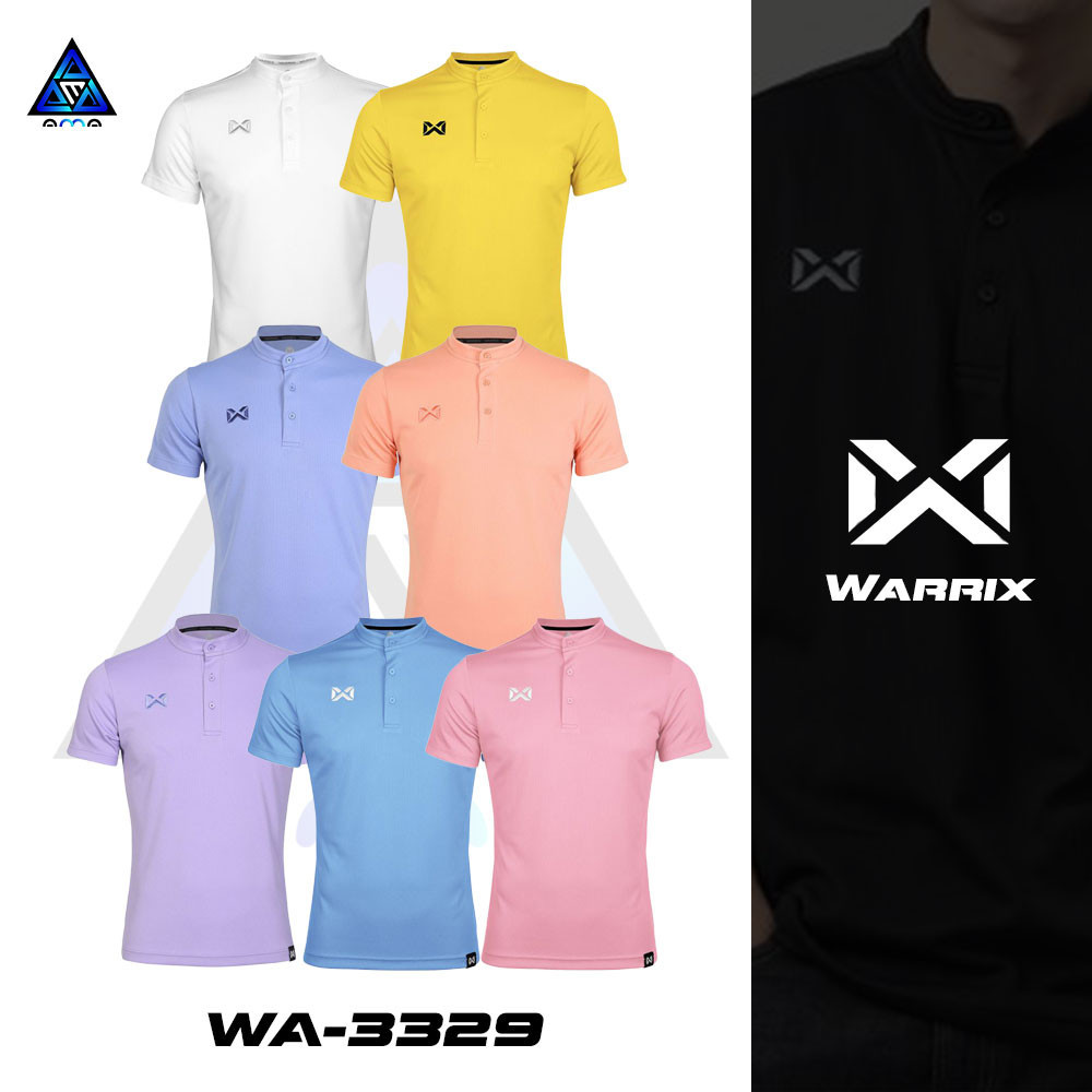**ลดแล้วลดอีก30%** WARRIX รุ่น BUBBLE II รหัส WA-3329 วาริกซ์ เสื้อโปโลชายและหญิง ชุด 2 ของแท้100%