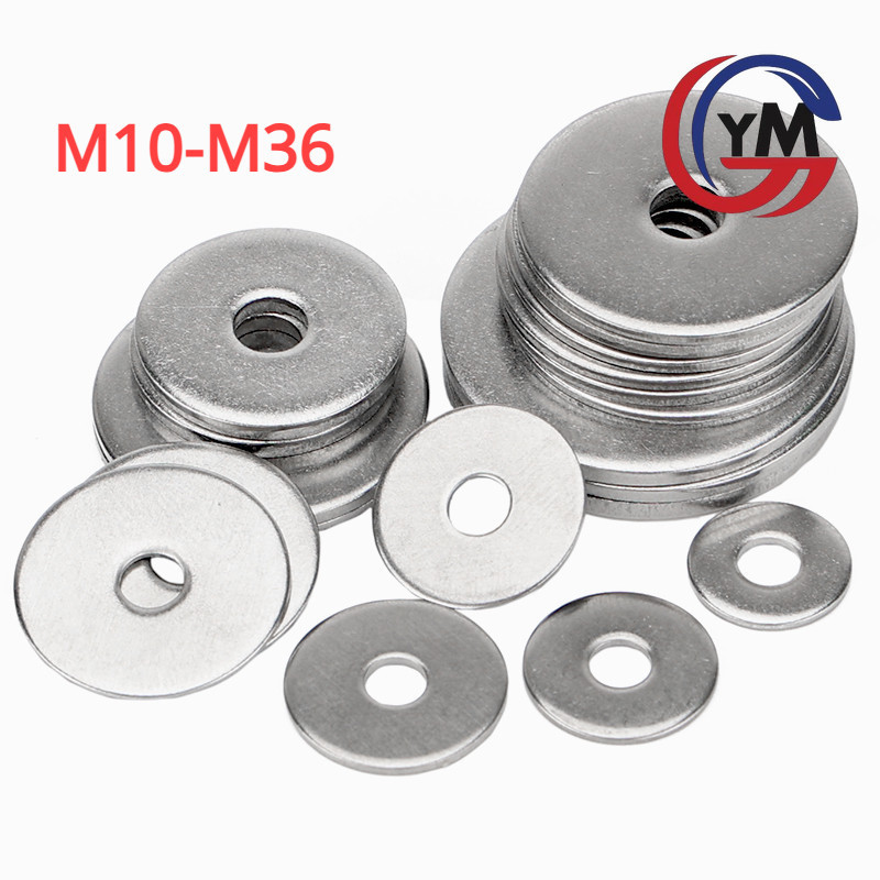 [YMH1] แหวนอีแปะ แหวนรอง น็อตสกรู สแตนเลส 304 M10-M36 / Flat Washer Stainless Screw SUS304