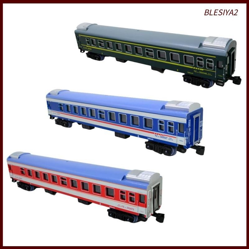 [Blesiya2 ] 1 กล ่ อง 87 HO Scale Model Train Toy Passenger Car Locomotive Toy