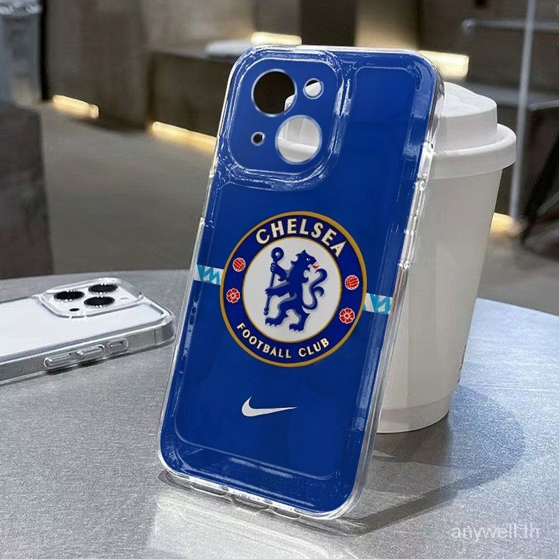 เชลซีทีมโลโก ้ เคสโทรศัพท ์ สําหรับiPhone 11 promax 12/13 pro 14/15 plus x xr xs maxนิ ่ มฟุตบอลฟุตบอลTPU Clear World Cupกีฬากรณี