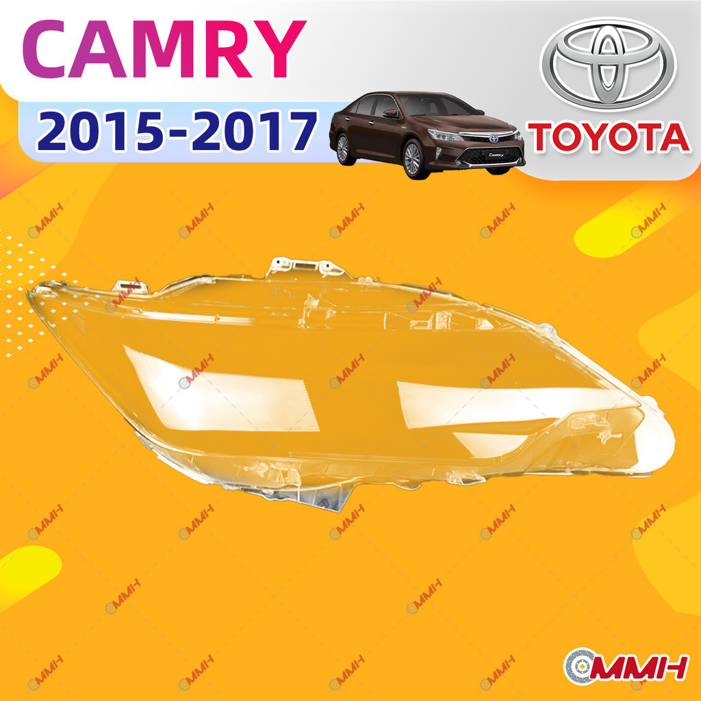 สําหรับ Toyota Camry ACV51 (2015-2017) เลนส์ไฟหน้า ฝาครอบไฟหน้า ไฟหน้ารถยนต์ ไฟหน้าสําหรับ ฝาครอบไฟห