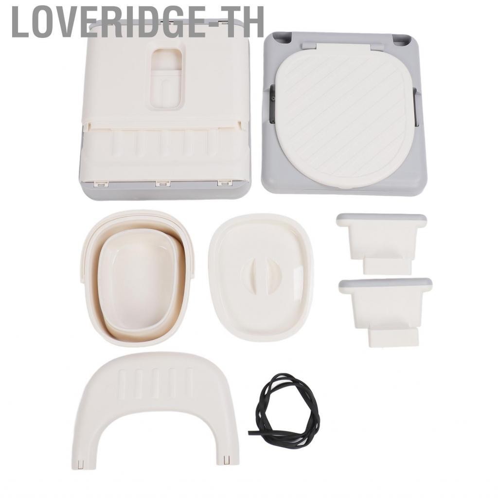 Loveridge-th Foldable Bedside Commode Fall Odor Proof Portable Toilet Chair