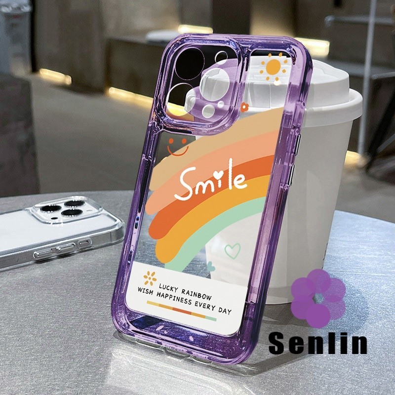 ที่ไม่ซ้ํากันRainbow Artโปร่งใสเคสโทรศัพท์สําหรับOPPO A5i Pro C65 A3S A9 2020 A5 A16 A31 A8 A52 A72 