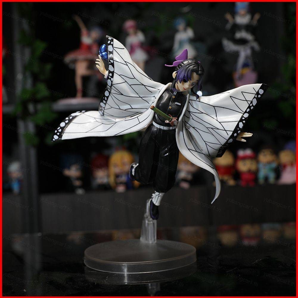 【YB1 】 Demon Slayer Kochou Shinobu Action Figure Gals Series ตุ ๊ กตาของเล ่ นสําหรับเด ็ กของขวัญคอลเลกชันเครื ่ องประดับ