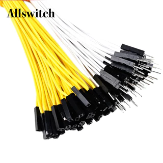 10 ชิ ้ น 20 ซม.DuPont สายไฟสําหรับ Breadboard Arduino สาย 2.54 มม.Male/female Jumper 26AWG สาย