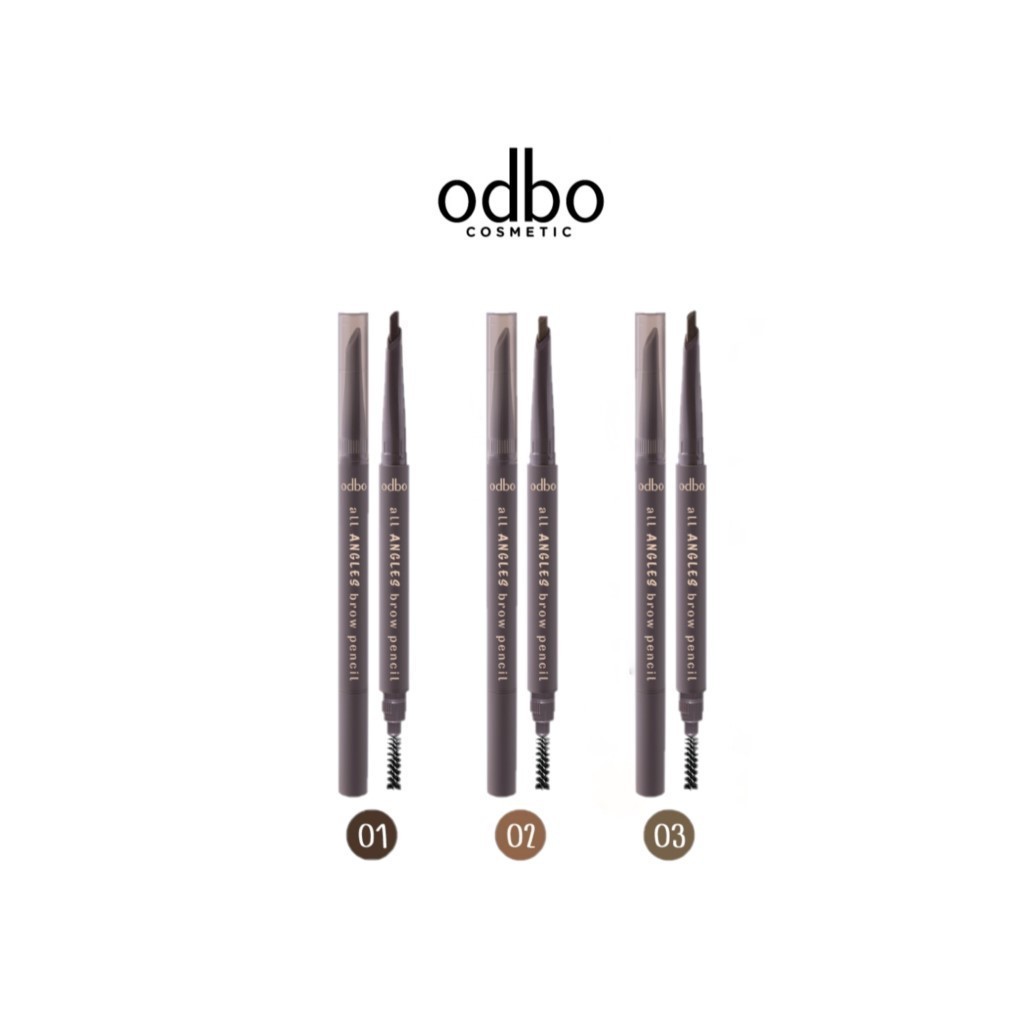 ของแท้·ส่งด่วน·ถูก Odbo All Angles Brow Pencil #OD7012 โอดีบีโอ ออล แองเกิ้ลส์ บราว เพ็นซิล x 1 ชิ้น dayse