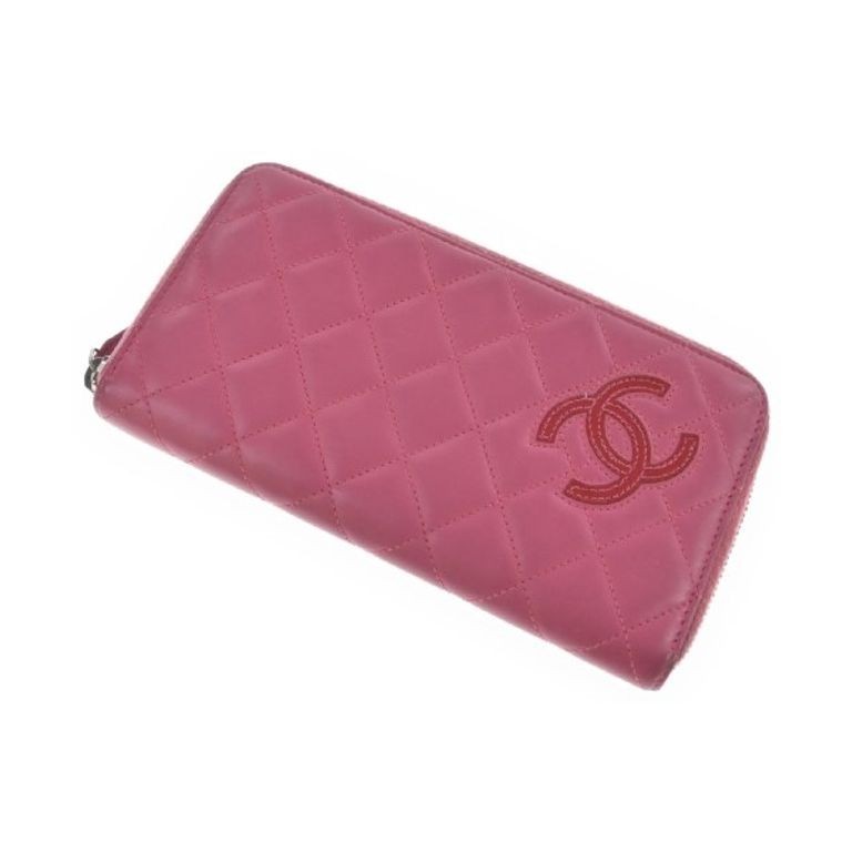 CHANEL Wallet Coin Case Pink Women Direct from Japan Secondhand