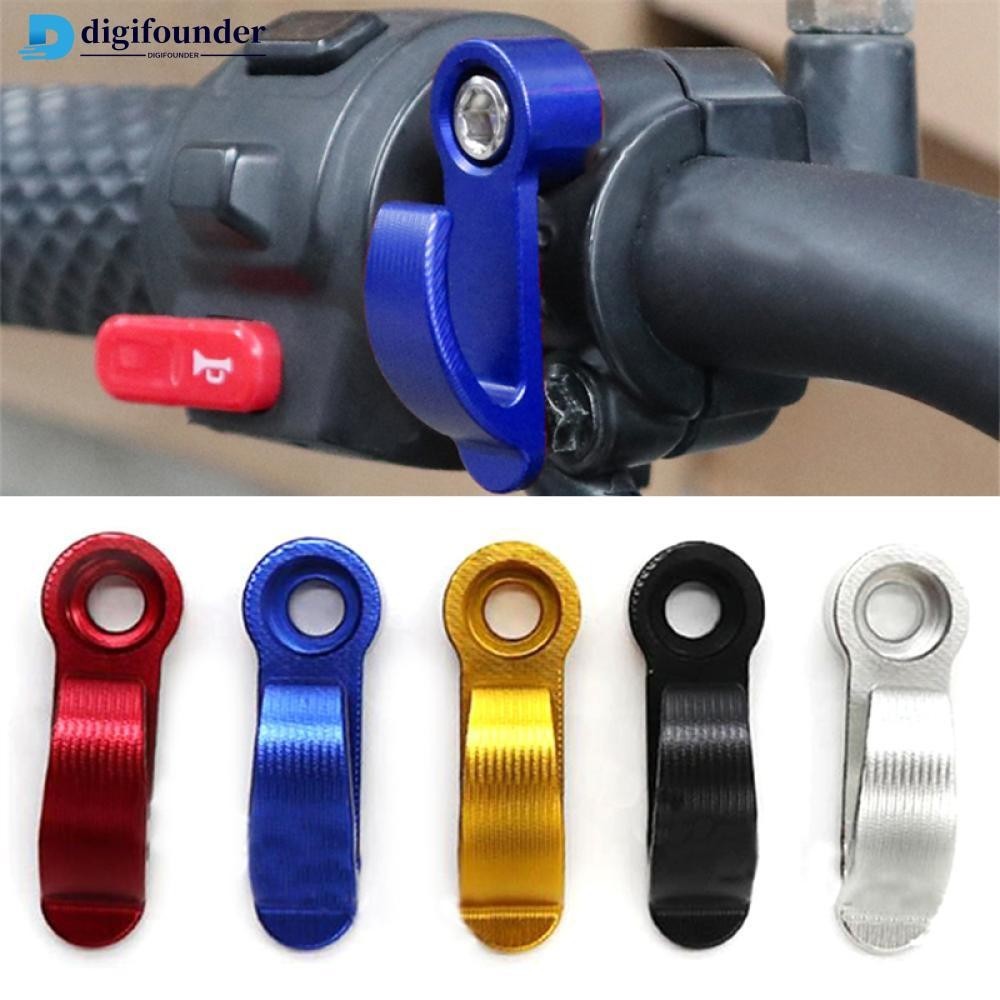 Digifounder CNC รถจักรยานยนต์ดัดแปลงปั๊มด้านบนตะขอด้านข้าง E-bike UQI U + B หมวกกันน็อคด้านข้าง Hook