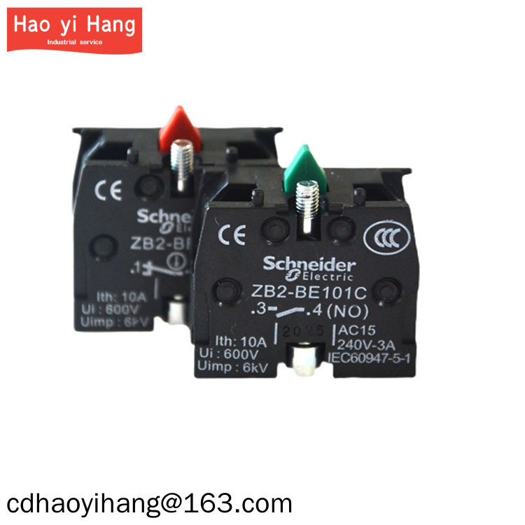 Schneider ZB2-BE101C อุปกรณ์เสริมปุ่ม ZB2-BE102C หน้าสัมผัสเสริม ZBE-101 ZBE-102 ในสต็อกที่มีอยู่