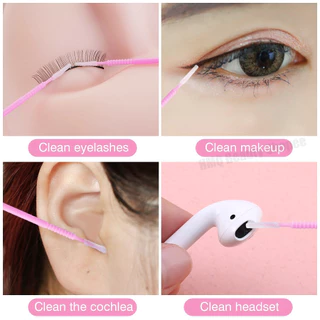 Micro แปรง Microswabs สําหรับ Eyelash Extensions Microbrush Applicators แปรง Lash Mascara Wand Swabs สําหรับ Eye ทันตกรรม Lashes คิ ้ ว