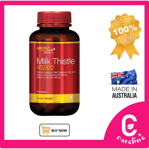 [AUS Direct Import] Microgenics Milk Thistle 45000 One A Day 90 แคปซูล