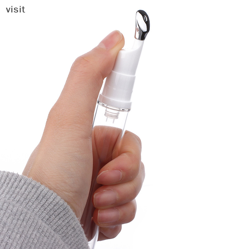 [VI ] 10/15ml คอนเทนเนอร ์ เครื ่ องสําอางเปล ่ าสําหรับครีมบํารุงรอบดวงตานวด Essential ขวดรีฟิลลิปบาล ์ มโลหะด ้ านบนหลอดนุ ่ ม TH