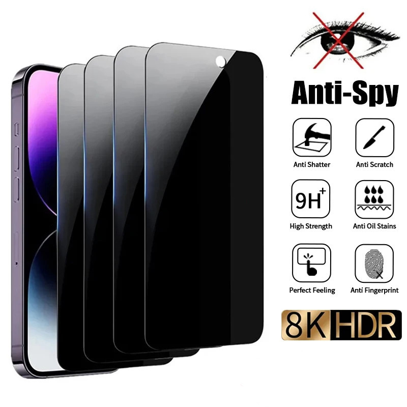 Anti-spy กระจกนิรภัยสําหรับ Blackview BL800 BL8100 BL900 BV4800 BV5200 BV5300 BV6200 BV7100 BV7200 B