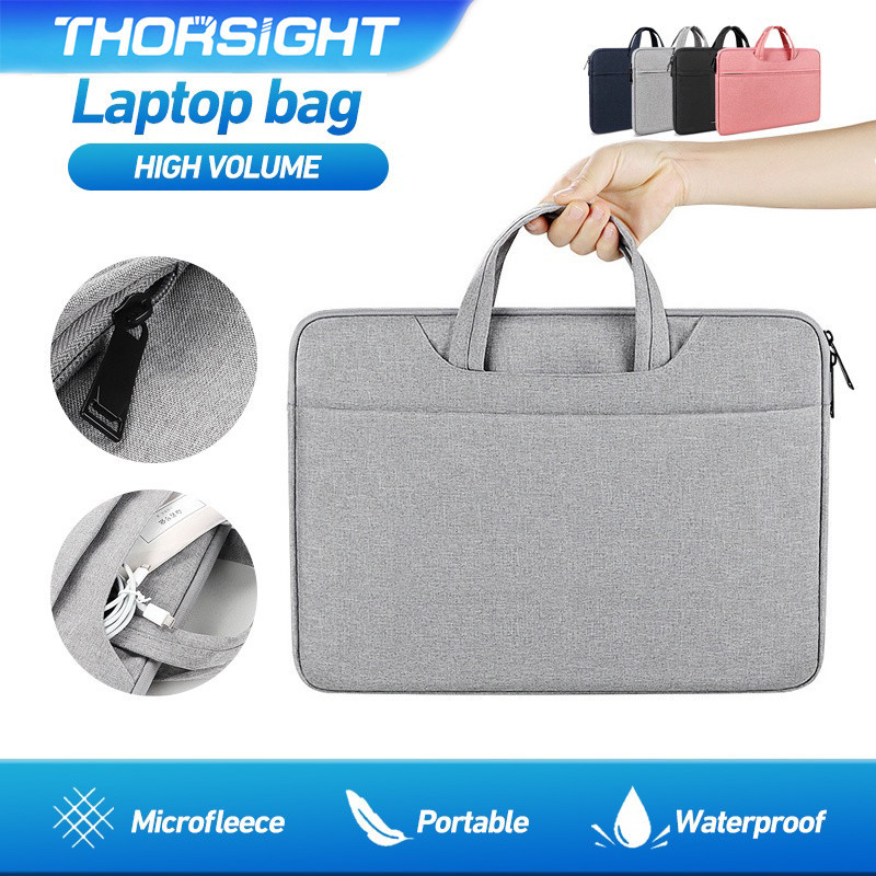 Thorsight ใส่กระเป๋าโน๊ตบุ๊ค Laptop Bag Notebook 13/15.6นิ้ว Case ซองโน๊ตบุ๊ค กันน้ำ กันกระแทก กันรอยขีดข่วน