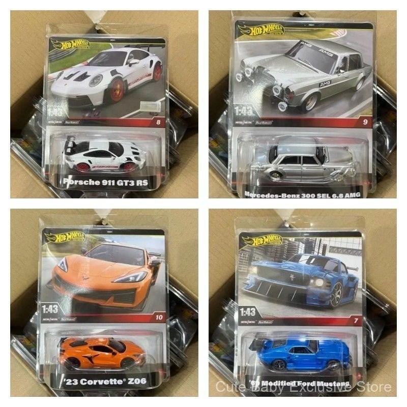 Hot Wheels Culture Collection Mercedes Benz AMG Nissan GTR รถสปอร์ตขนาดเล็ก 1: 43 รถโมเดล HMD41 Porsche 911