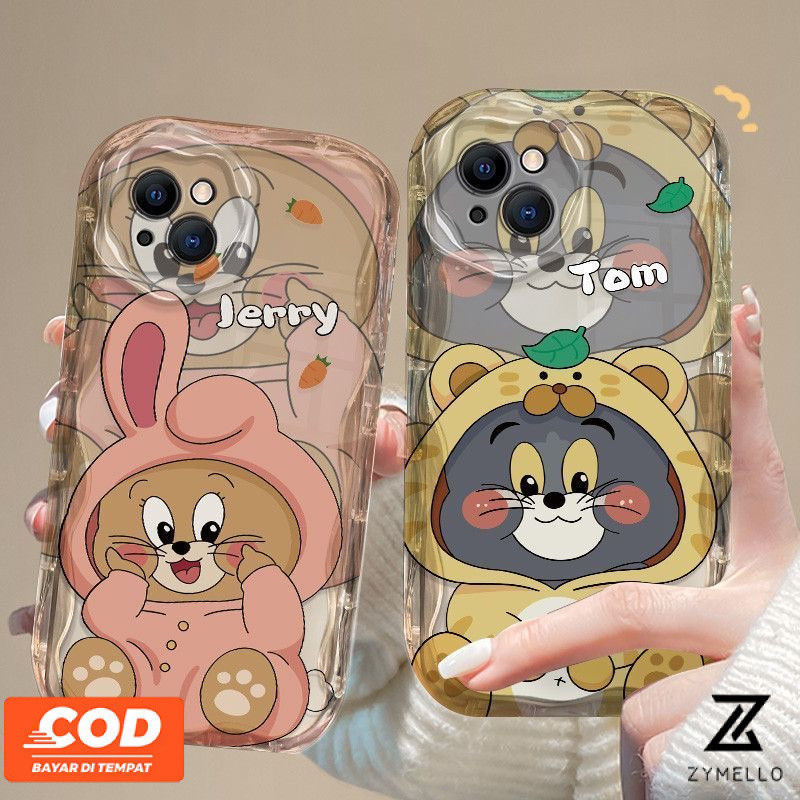 เคสโทรศัพท์realme Note 60 C75 C67 C55 C53 C31 C51 C35 Note 50 Realme 10 Realme C21Y C25Y Realme C15 C25 5S 5I C2 Narzo 50A Primeน่ารักการ์ตูนทอมและเคสโทรศัพท์ซิลิโคน