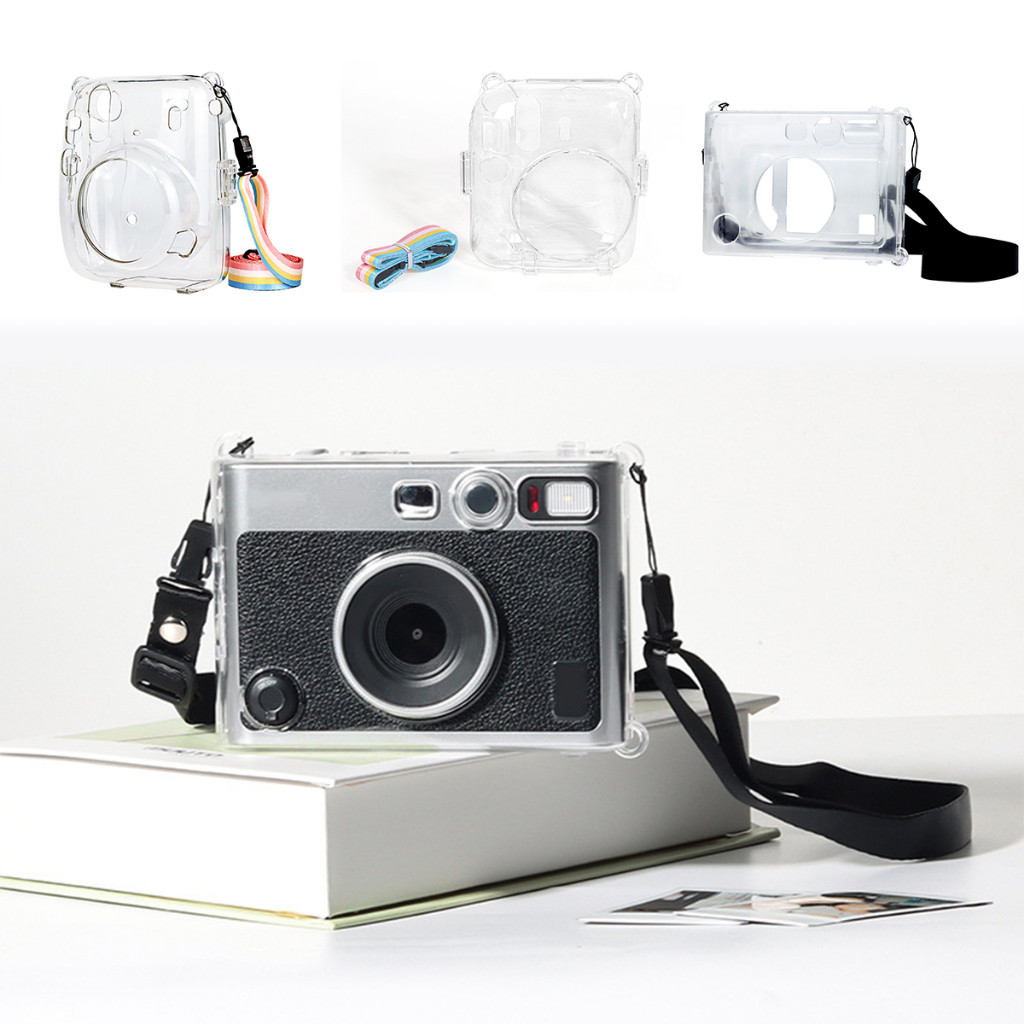 เคสใส instax mini 11 12 แถมสายคล้อง case instax EVO ป้องกันตก