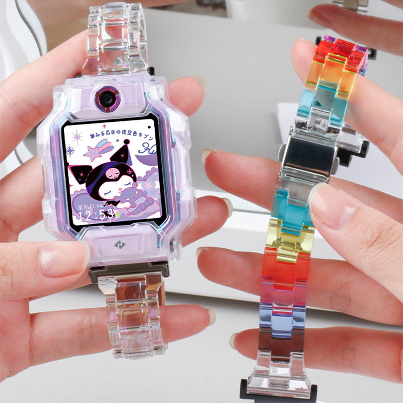imoo สายซิลิโคน สำหรับ Meet Rainbow เหมาะสําหรับ imoo Z1 Z6 Z7 Z2 Z5  สายนาฬิกาโทรศัพท์ imoo สายนาฬิกา