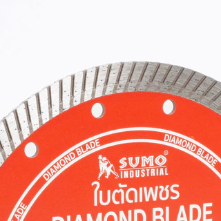 ใบตัดเสาเข็มเครื่องเจีนร ใบตัดเพชร Sumo 7 นิ้ว x12 mm SUMO (40712) Turbo เหมาะสำหรับ ตัดเสาเข็มคอนกรีตอัดแรง OIL8448