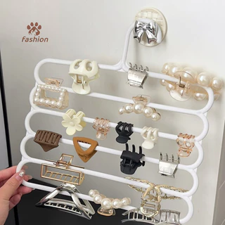 [แฟชั่น] Hair Claw Storage Rack Organizer ผู้ถือความจุขนาดใหญ่ Wall Hairpin แขวน Space al Storage Rack {TH}