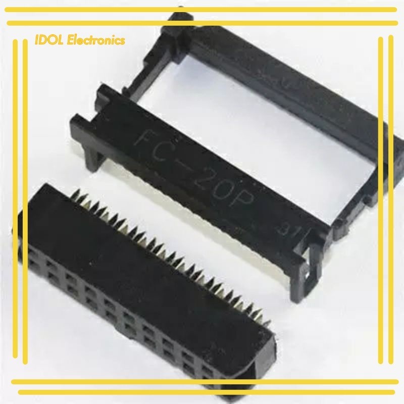 ราคาถูก! 2.54Mm Pitch FC-6P FC-10P FC-20P FC-50P หญิงหัวซ็อกเก็ต IDC Connector สินค้าพร้อมส่ง