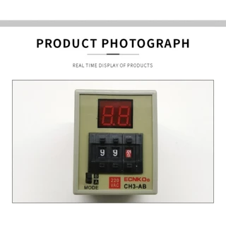 ไทเมอร์ดิจิตอล AH3D-DM CIKACHI ชิคาชิ ไทมเมอร์ TIMER คุณภาพสูง (0.01 วินาที–990 ชั่วโมง)