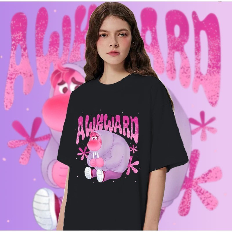 ใหม่ Pixar 's Movie Inside Out 2 เสื ้ อยืดคอ O-neck กราฟิก 100 % สําหรับผู ้ ชายP#20 S-5XLS-5XL