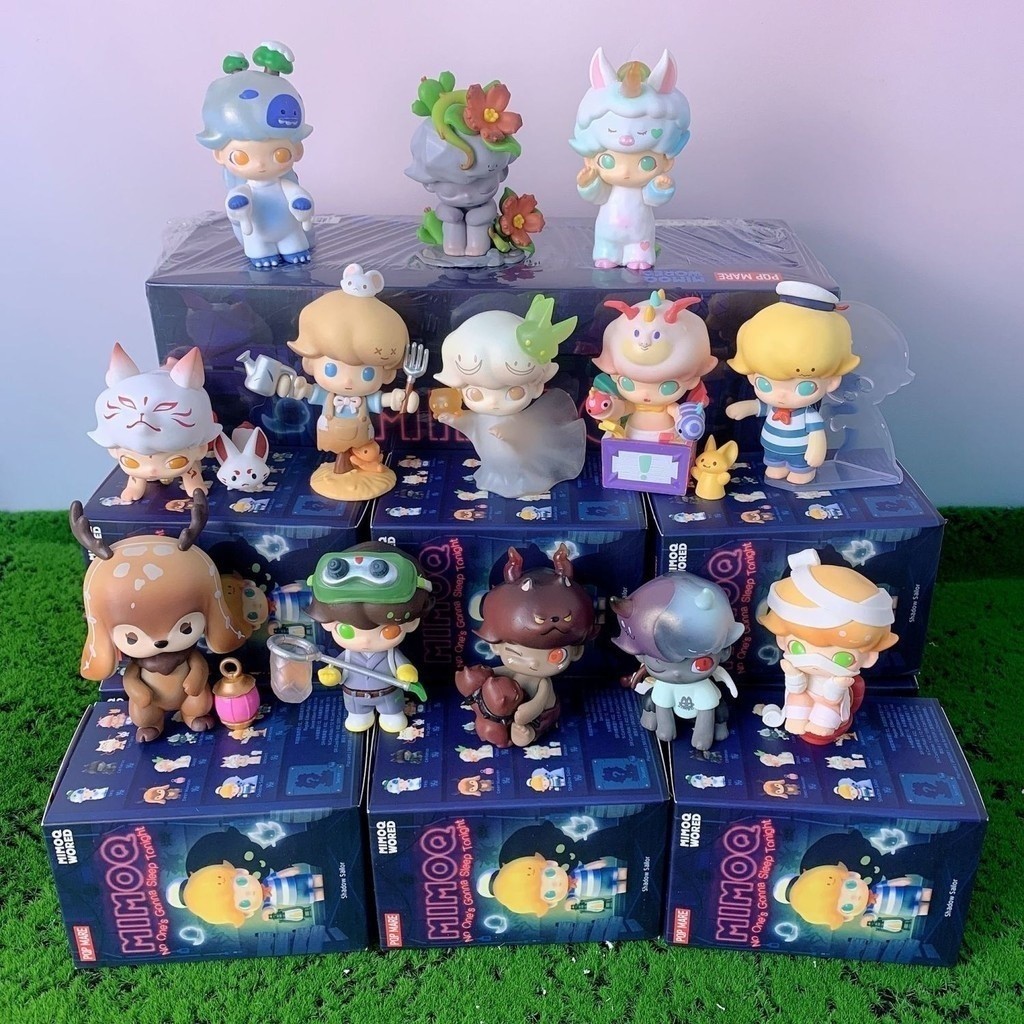 Popmart POPMART Popmart DIMOO Dont Sleep Tonight Series รูป Mystery กล่องของเล่นของขวัญตกแต่งของขวัญวันเกิด WW60