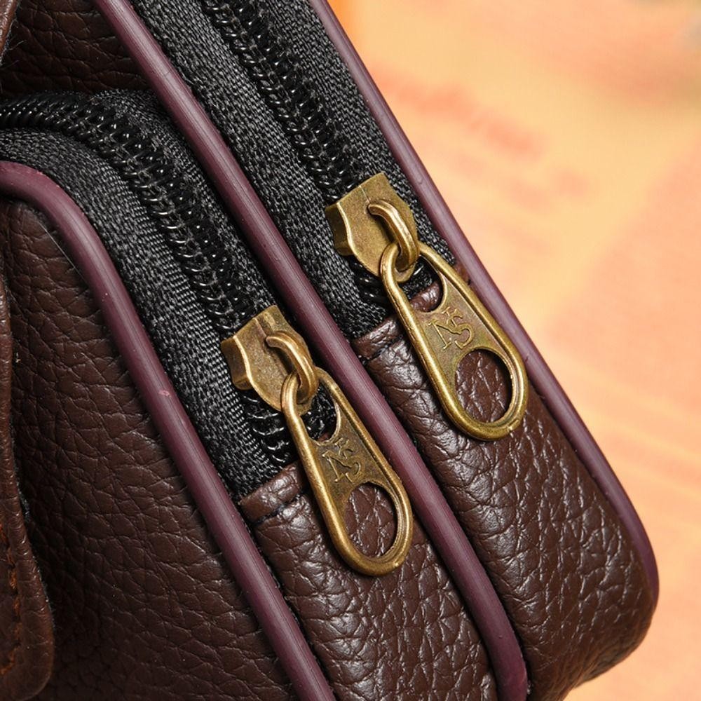 Mainaushui กระเป๋าคาดเอวผู้ชาย, Travel Sport Bum Belt Pack, กระเป๋าคาดเอวกันน้ําหนัง PU ใส่สบาย