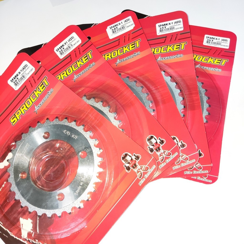 OSAKI สเตอร์หลังเลส (420) สเตอร์หลัง SPARK-Z R RR RX NANO,X-1,SPARK135,MATE111,RXZ,TIARA,อะไหล่ทดแทน พร้อมเปลี่ยน
