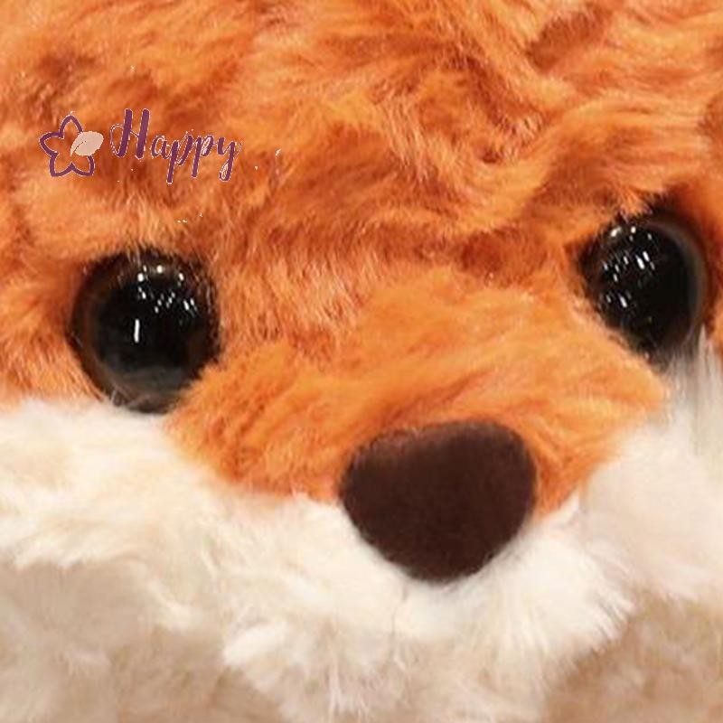 <แฮปปี้เบย์> 35 ซม.น่ารักปุยฟ็อกซ์ตุ๊กตานุ่มการ์ตูนสีส้มสุนัขจิ้งจอกตุ๊กตาตุ๊กตาเด็กเอาใจเด็กของขวัญวันเกิดลดราคา - รูปที่ 7