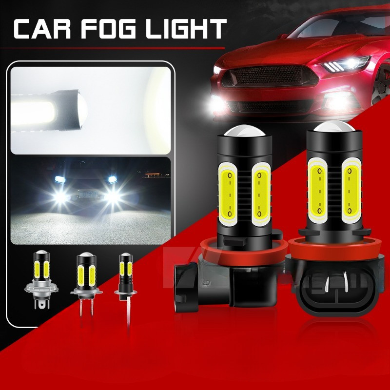 1 ชิ้น 6 สี H1 H3 H4 H7 H8 H16 9005 Hb3 9006 Hb4 880881 P13w H11 รถจักรยานยนต์รถ Led ไฟหน้าหลอดไฟหมอ