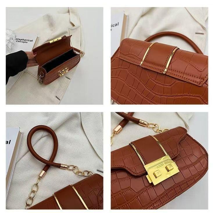 กระเป๋าถือได้สะพายข้างได้สำหรับผู้หญิงหนัง pu ใส่โทรศัพท์ได้ทุกรุ่น