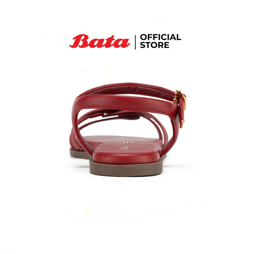 Bata บาจา รองเท้าแตะแฟชั่นแบบรัดส้น สวมใส่ง่ายน้ำหนักเบา สำหรับผู้หญิง รุ่น SOAKA สีแดง 5315084 สีดำ 5316084