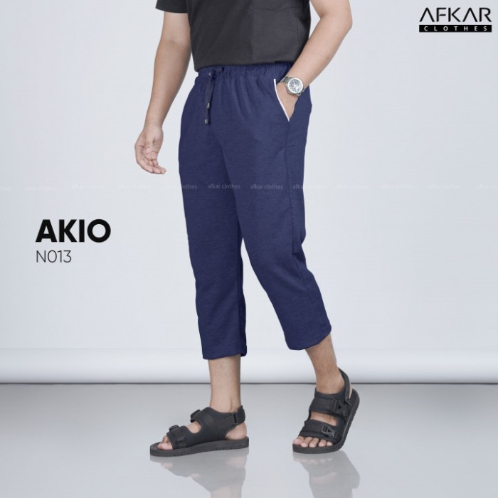 Jumbo Sirwal Pants 7/8 2XL 3XL 4XL Akio Gym Sports Casual Pants - สีเงิน, XL
