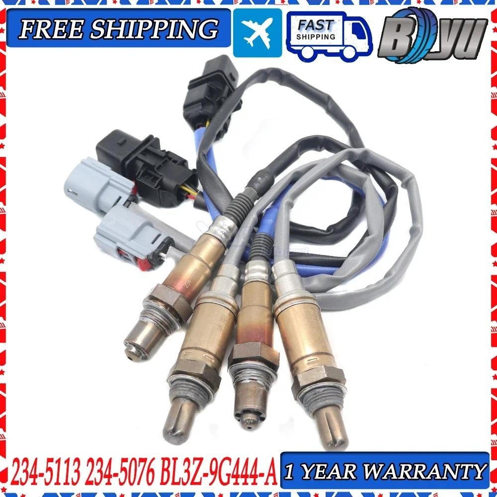 4 ชิ้นต้นน้ํา & Downstream ออกซิเจน O2 Sensor 234-5113 234-5076 BL3Z-9G444-A สําหรับ Ford F-150 5.0L