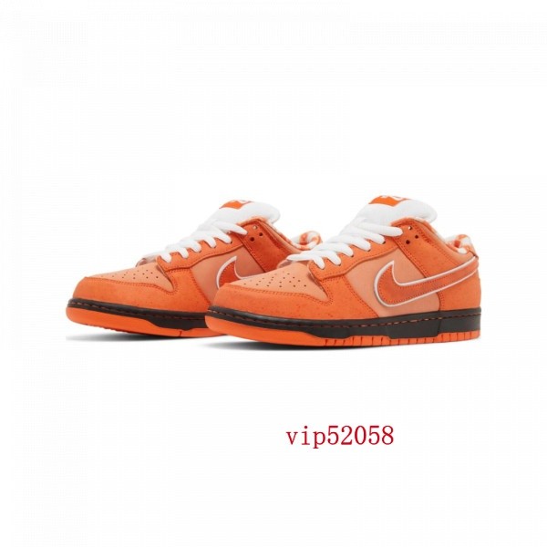 Concept x Buckle Basket Low SB "Orange Lobster ": FD8776-800 ผู้ชายผู้หญิงรองเท้าสบายๆกีฬารองเท้า