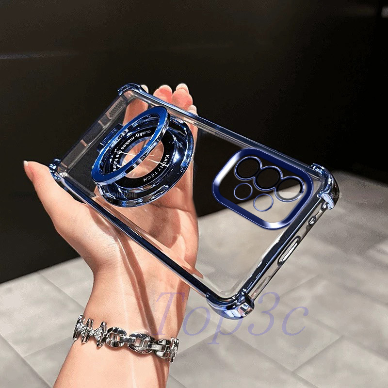 เคส Samsung A32 4G / Samsung galaxy A52 / A52S 5G สไตล์วงเล็บถุงลมนิรภัยป้องกันการตกเคสโทรศัพท์โปร่งใส CDSJ