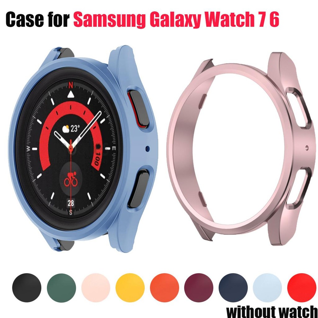 สําหรับ Samsung Galaxy Watch 7 6 40 มม.44 มม.ฝาครอบป้องกัน Hollow กันชนสําหรับ Galaxy Watch 6 คลาสสิกอุปกรณ์เสริม Smartwatch