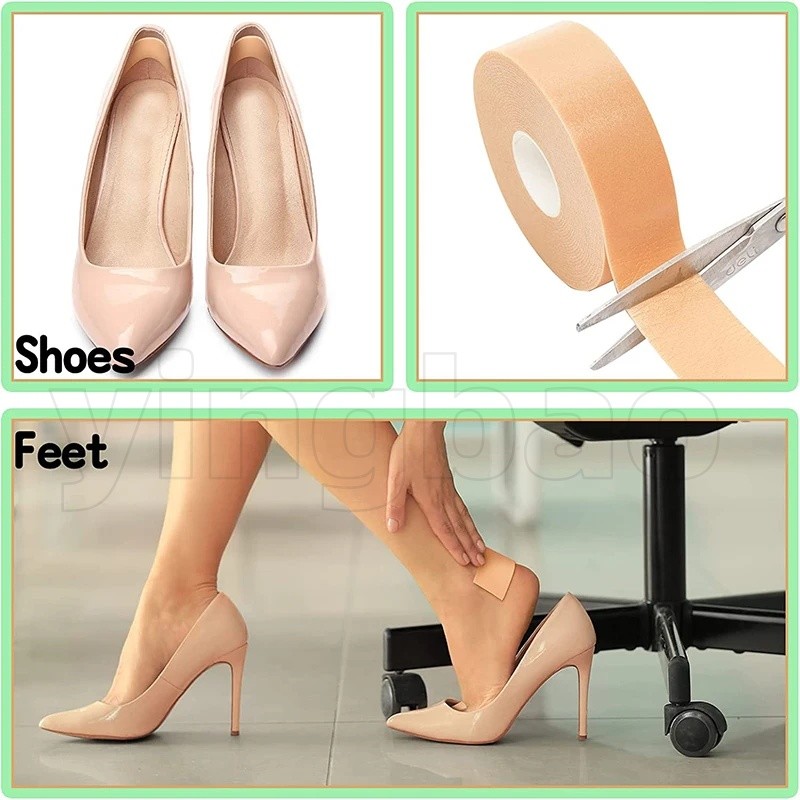 5m Foot Care สติกเกอร์กาว Protector Pads,ส้นเทปสําหรับชายหญิงป้องกัน Blister และ Chafing เบาะป้องกัน