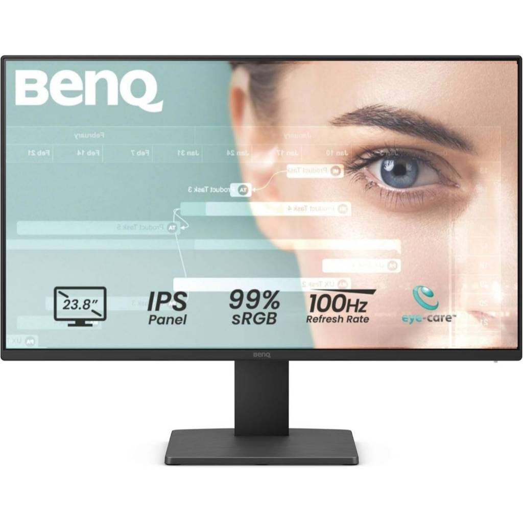 ส่งด่วน MONITOR 24" BenQ GW2491 IPS 100Hz  FHD (1920x1080p) Eye-Care Tech Low Blue Light