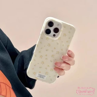 เคส Oppo A17 A18 A7 A53 A31 A57 A54 A58 A76 A15 A16 A74 A3s A38 A16K A9 A54s Reno 5 10 ดอกไม้โรแมนติกสีโปร่งใส