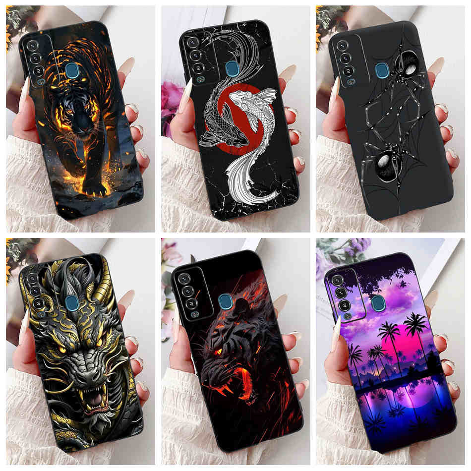 สําหรับ Itel P37 / Vision 2S / Itel P651L P681L / Itel Vision2 Plus / P37 Pro แฟชั่น Cool Dragon Spi