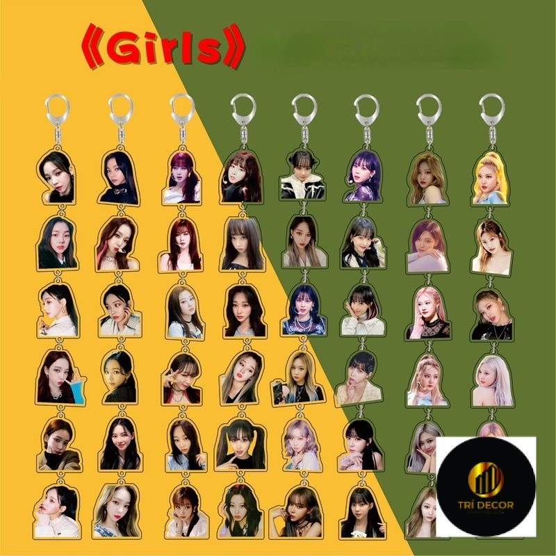 พวงกุญแจอะคริลิค Kpop Group Aespa