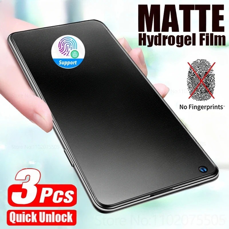 3PCS Frosted HD Hydrogel ฟิล์มสําหรับ Oppo A38 A18 A80 A5 A3x A3 A2X A2 A1x A1 Pro (India) 5G 4G 202