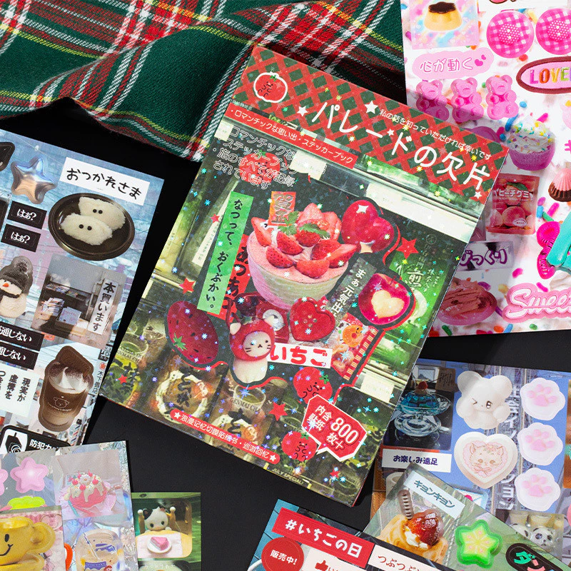 Qouzmo 45 ชิ้น/ล็อตญี่ปุ่นโบราณสไตล์มังงะต้น Junk วารสาร collage สติกเกอร์หนังสือ [Romonic Memory Series] DIY สมุดภาพสติกเกอร์ deco