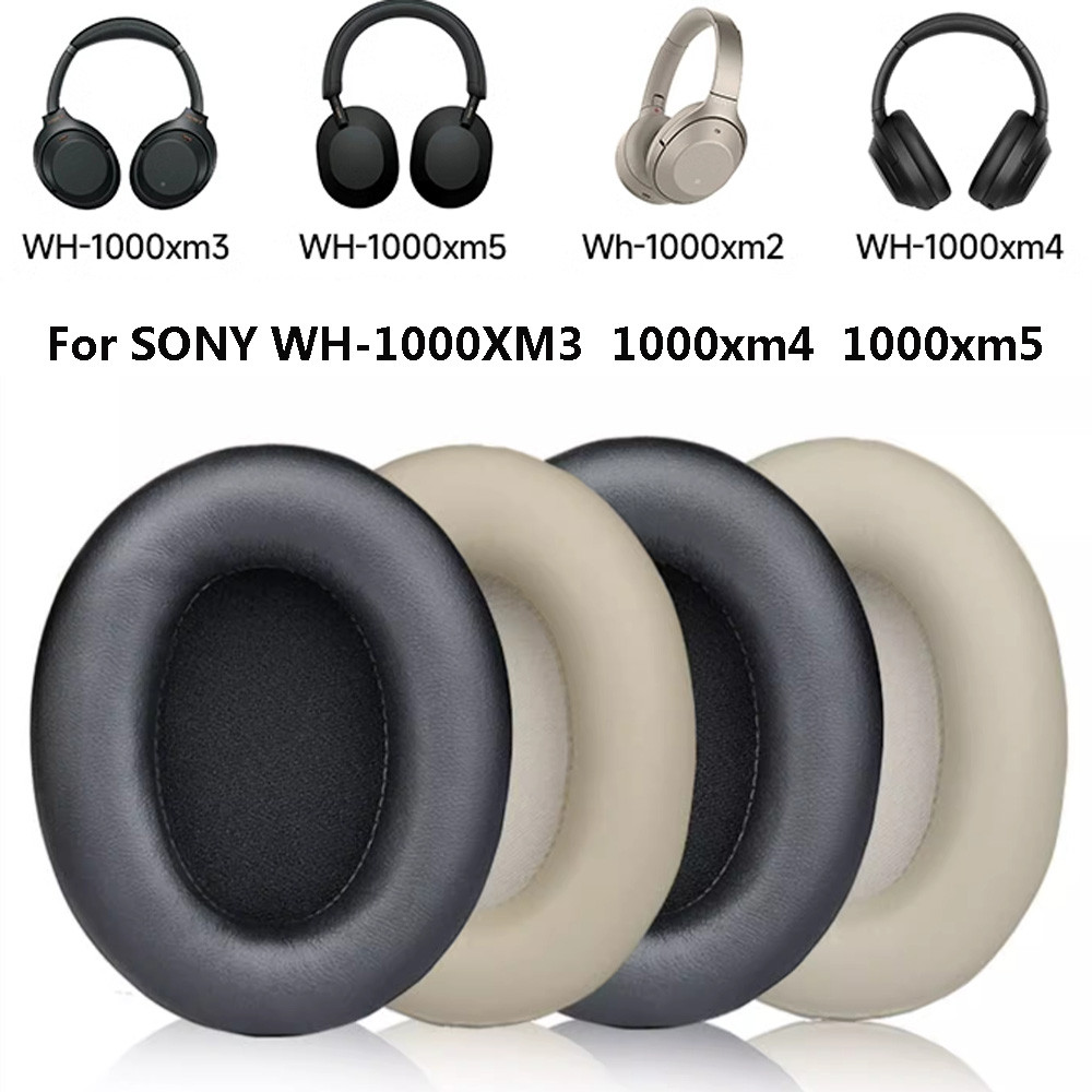 แผ่นรองหูฟังสําหรับ Sony WH-1000XM5 1000XM4 1000XM3 ชุดหูฟังแผ่นรองหูฟัง 2 ชิ้น